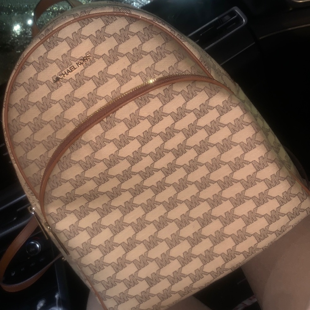 Michael Kors back pack coming soon Authentic book bag size.